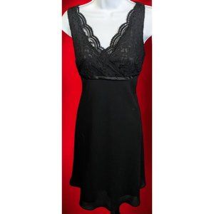 Evan Picone Lace Top Sleeveless Dress